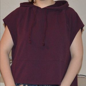 Cropped Workout Hoodie